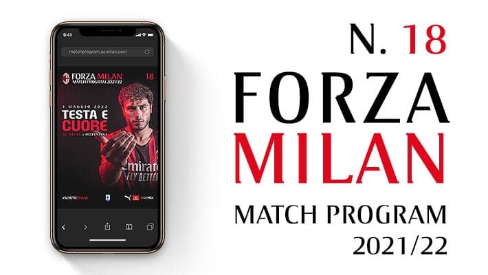 AC MILAN V FIORENTINA: THE MATCH PROGRAM