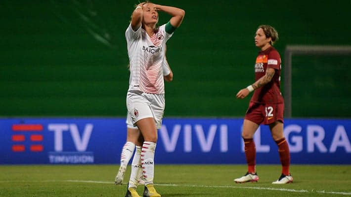 THE ROSSONERE LOSE WOMEN'S COPPA ITALIA FINAL