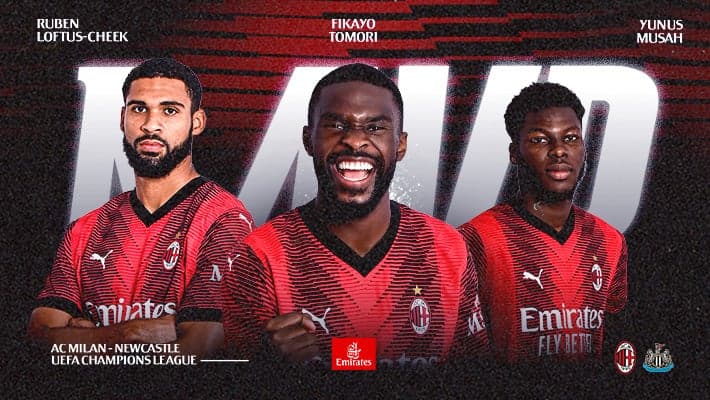TOMORI IS THE MVP FROM AC MILAN v NEWCASTLE