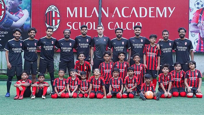AC MILAN AND CALICUT SPORTS CITY LAUNCH THE AC MILAN ACADEMY PROJECT IN INDIA