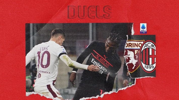 TORINO v AC MILAN: DUELS