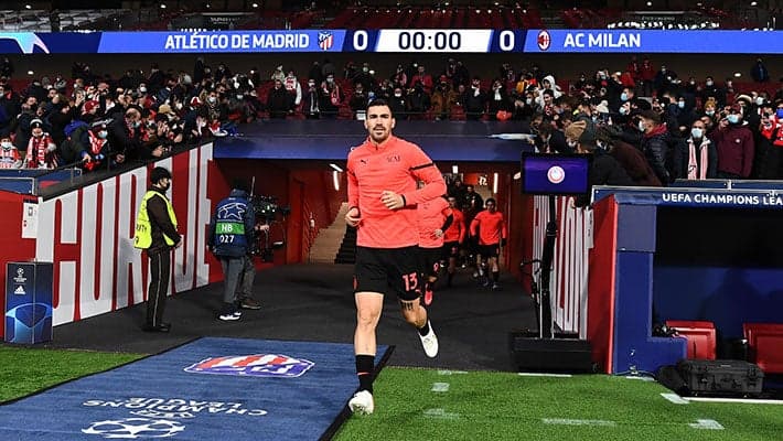 ATLÉTICO MADRID V AC MILAN: OFFICIAL LINE-UPS