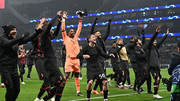 ROSSONERI REACH CHAMPIONS LEAGUE QUARTER-FINALS