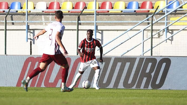 MILAN FUTURO DRAW 2-2 WITH AREZZO