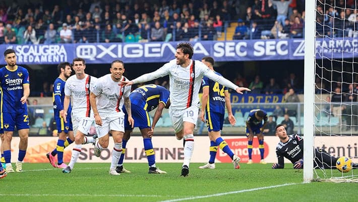 ROSSONERI TAKE HOME THE POINTS FROM VERONA