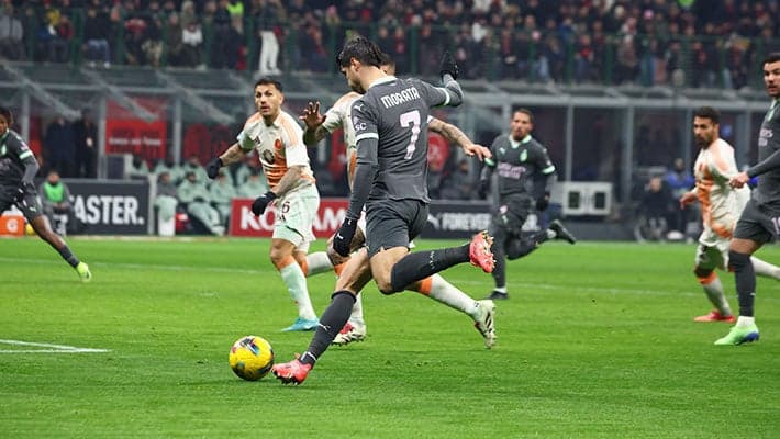 DRAW WITH ROMA AT SAN SIRO